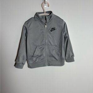 Nike Light Gray Full-Zip Jacket